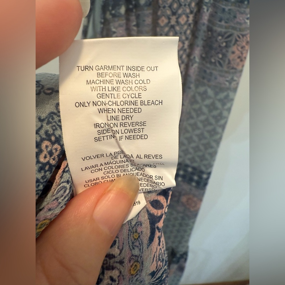 Mason & Belle Maxi Patchwork Design Boho‎ Dress - Size L - Picture 9 of 10